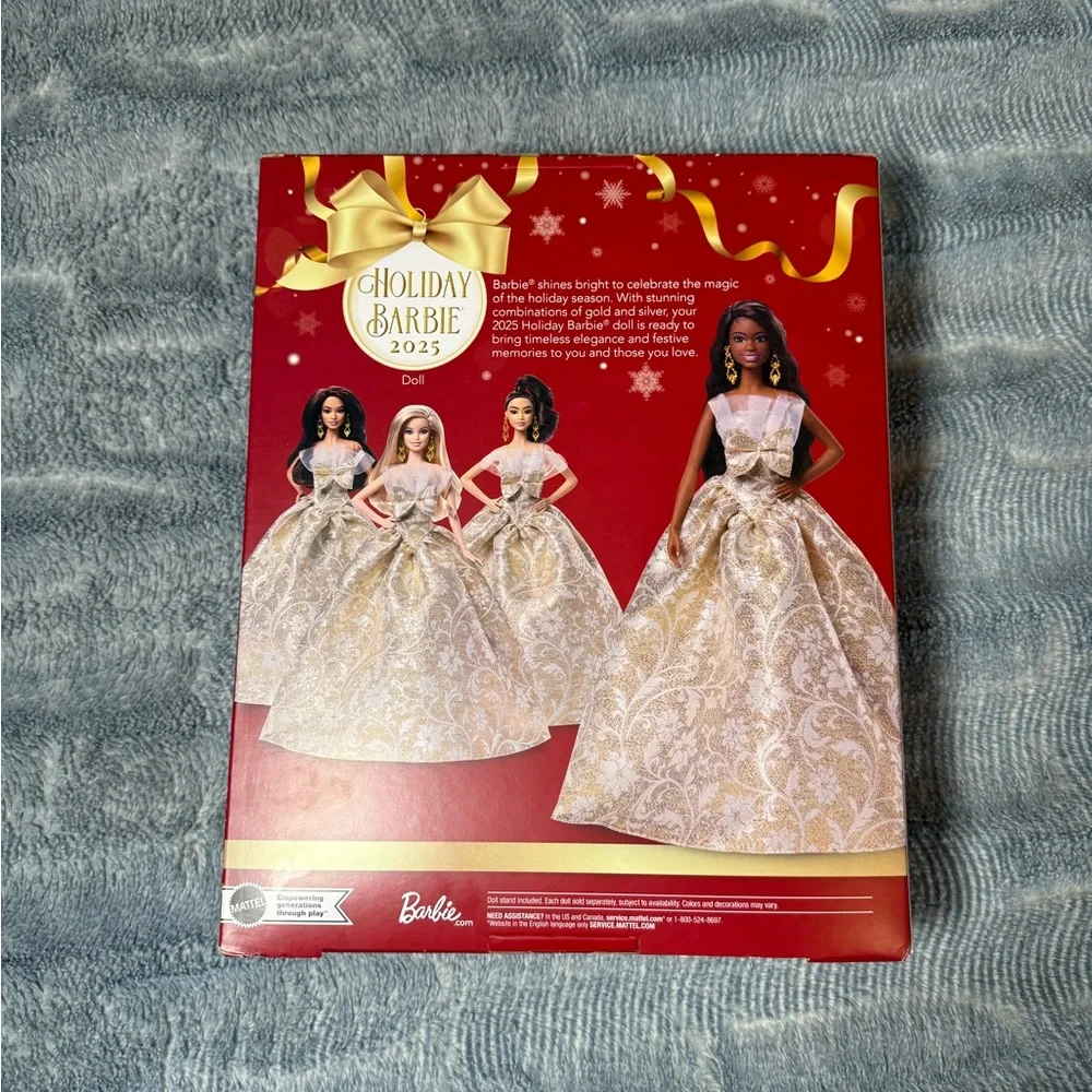 Barbie Signature Holiday 2025 Doll in Gold Gown